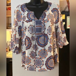 Floral Print Women's Top